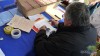 Pierre F4EZW  la rception des exposants