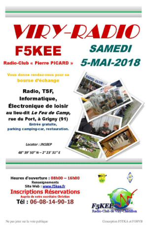 Brocante Viry-Radio 2018, 5 mai 2018