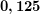 \boldsymbol{0,125}