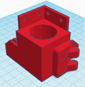 Pied Avant Gauche Caisson 3D