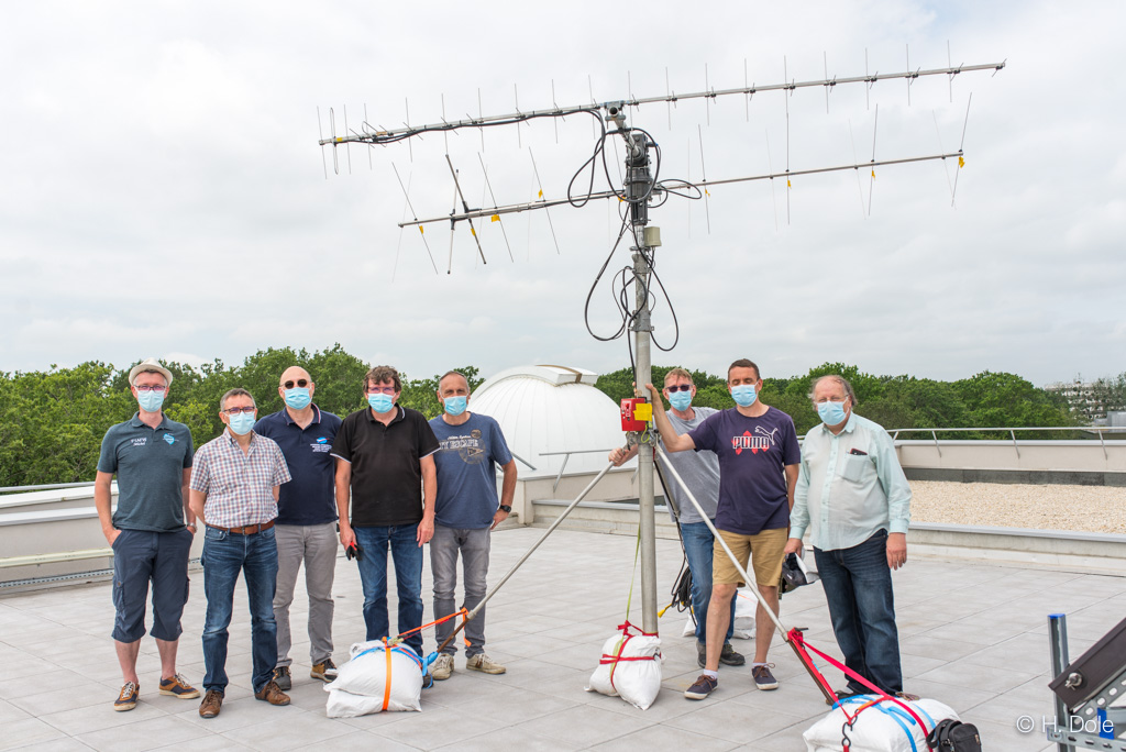 Tracking sur le toit de HBar (Université de Paris-Saclay)