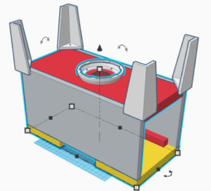 Assemblage des pieds et du support de bocal