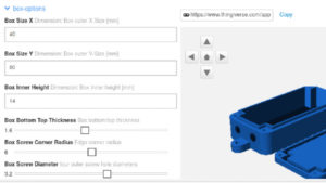 Formulaire Configuration Box