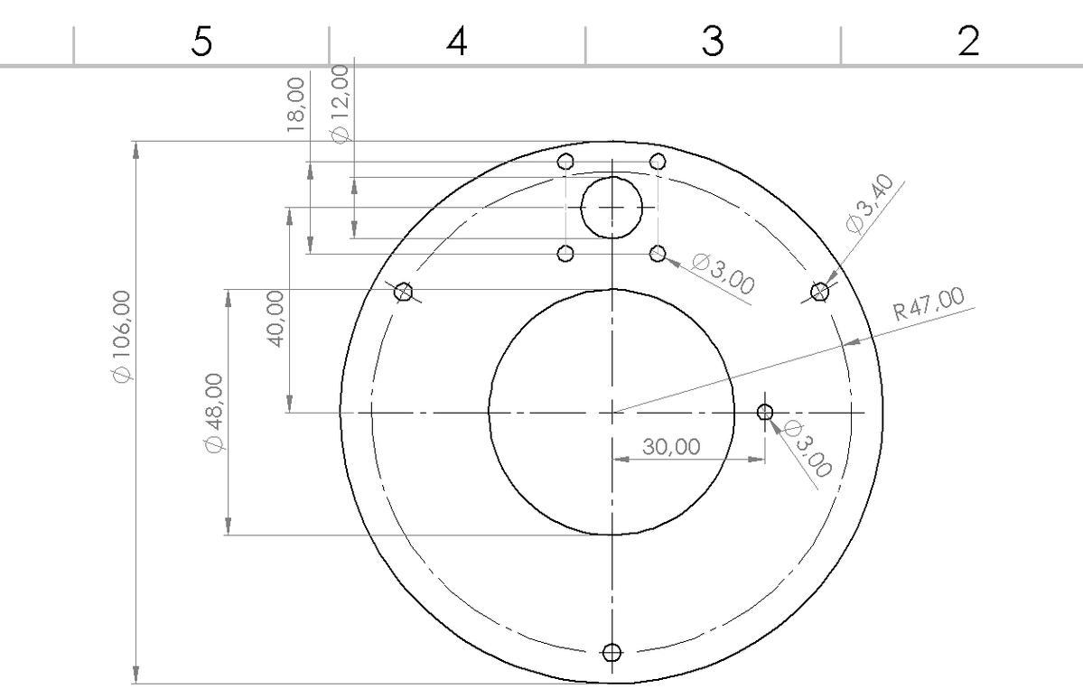Réflecteur antenne 2.4 GHz
