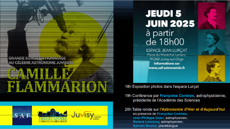 Affiche Camille Flammarion 2025
