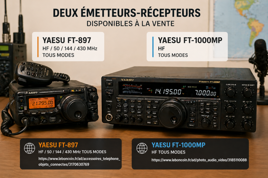 FT-897 et FT-1000MP a vendre