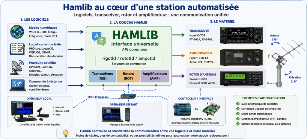 Hamlib au cœur d'une station automatisée