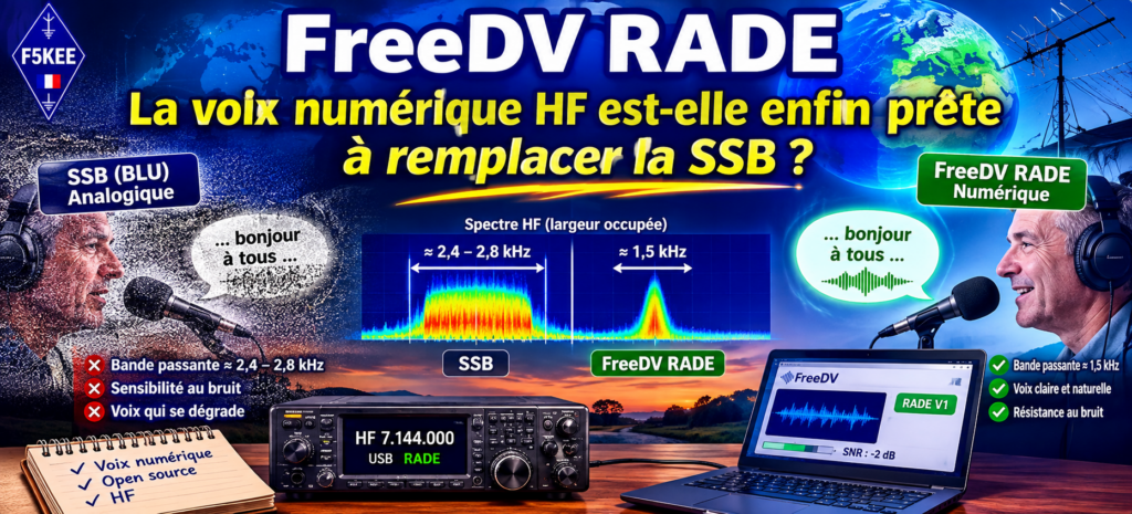 Banniere FreeDV RADE