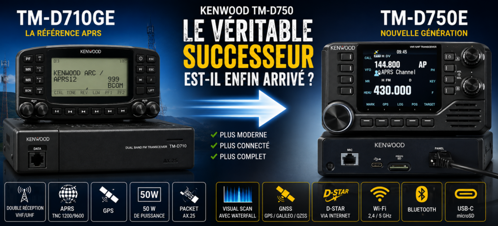 Banniere Kenwood TM-710 et TM-750
