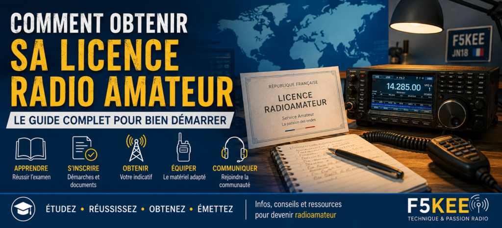 Comment obtenir sa licence radio-amateur