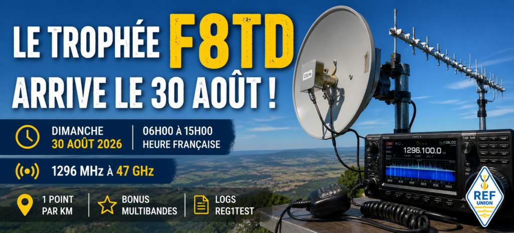 Trophée F8TD arrive le 30 août