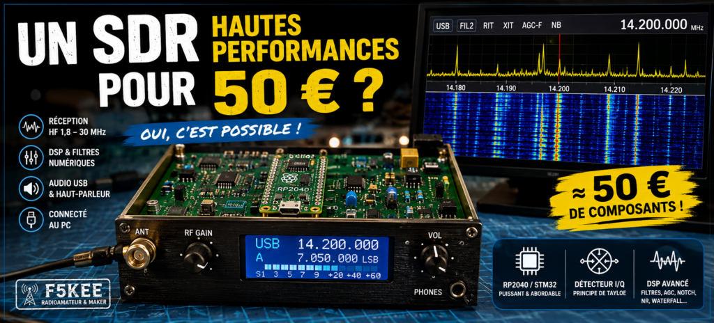 Bannière SDR HF à 50 €
