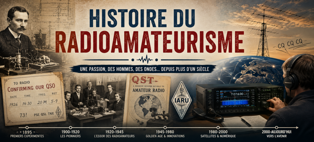 Banniere Histoire du radioamateurisme