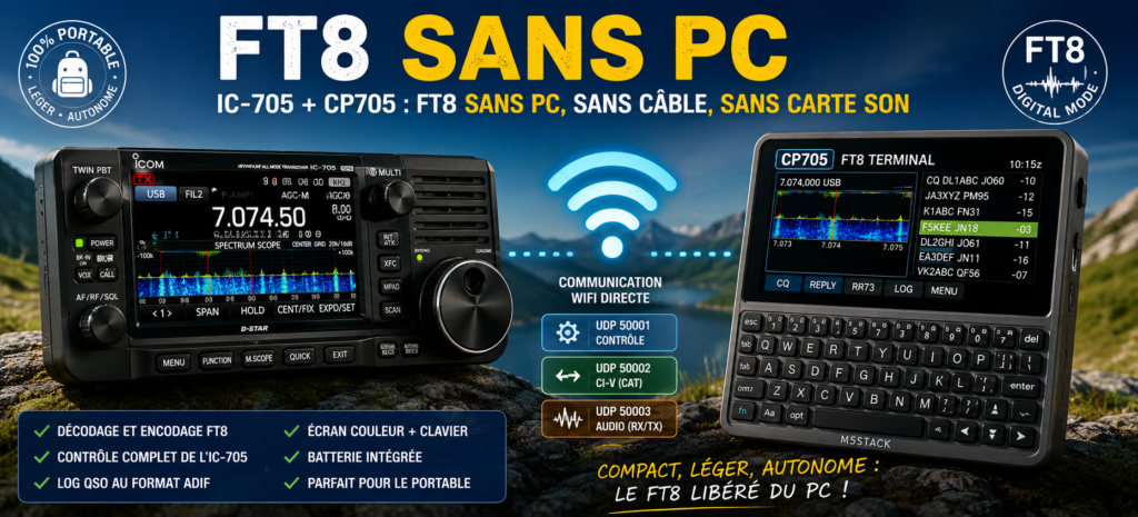 Banniere IC-705 FT8