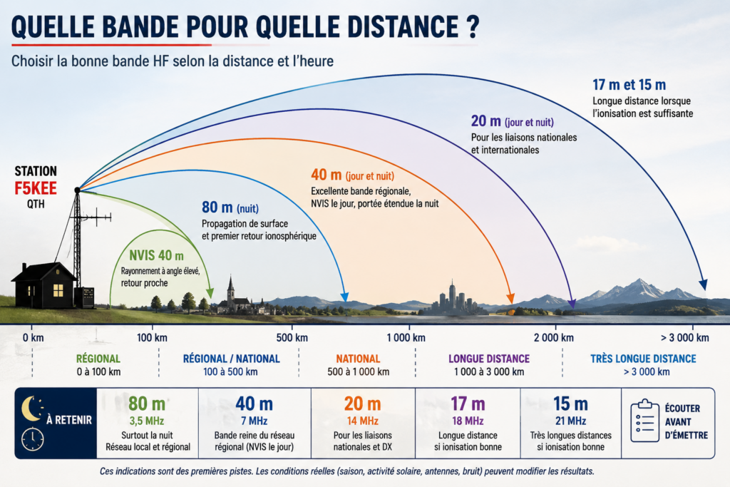 Un schéma horizontal montrant une station ADRASEC