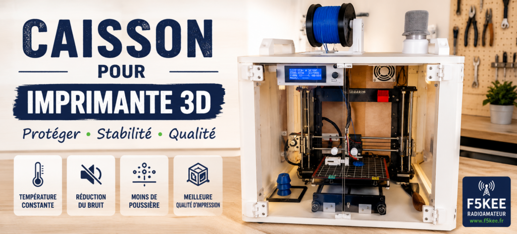 Banniere caisson imprimante 3D