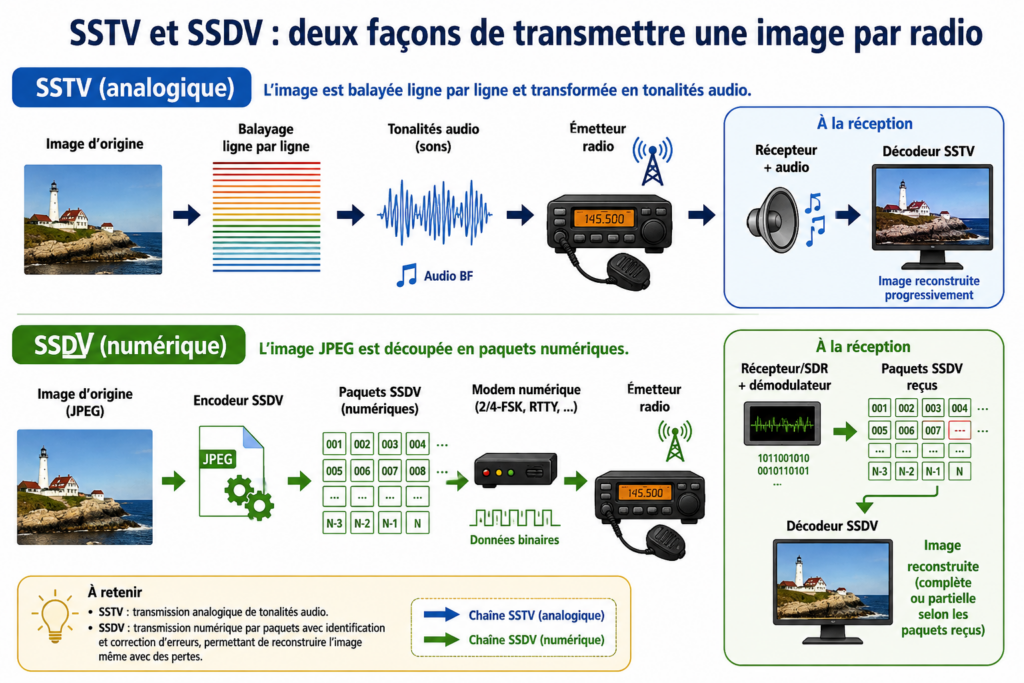 comparaison SSTV/SSDV