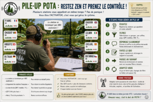 Comment gérer un pile-up POTA ?