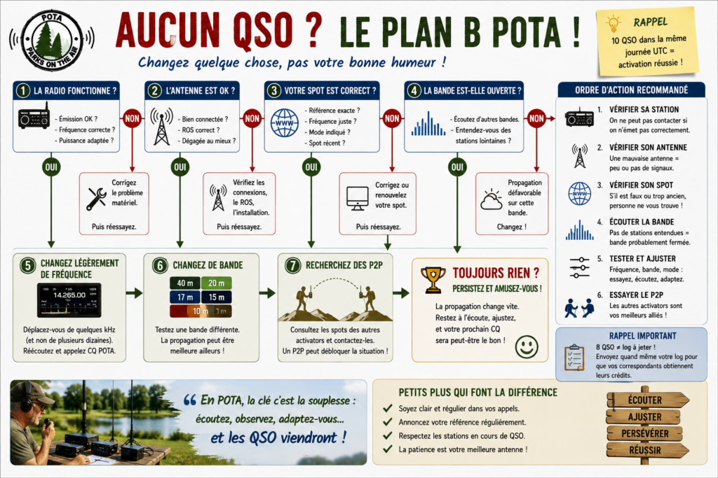Aucun QSO ? Le plan B !