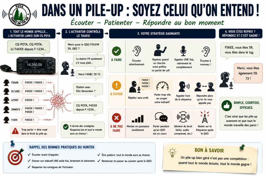 POTA : Dans un pile-up : soyez celui qu'on entend !