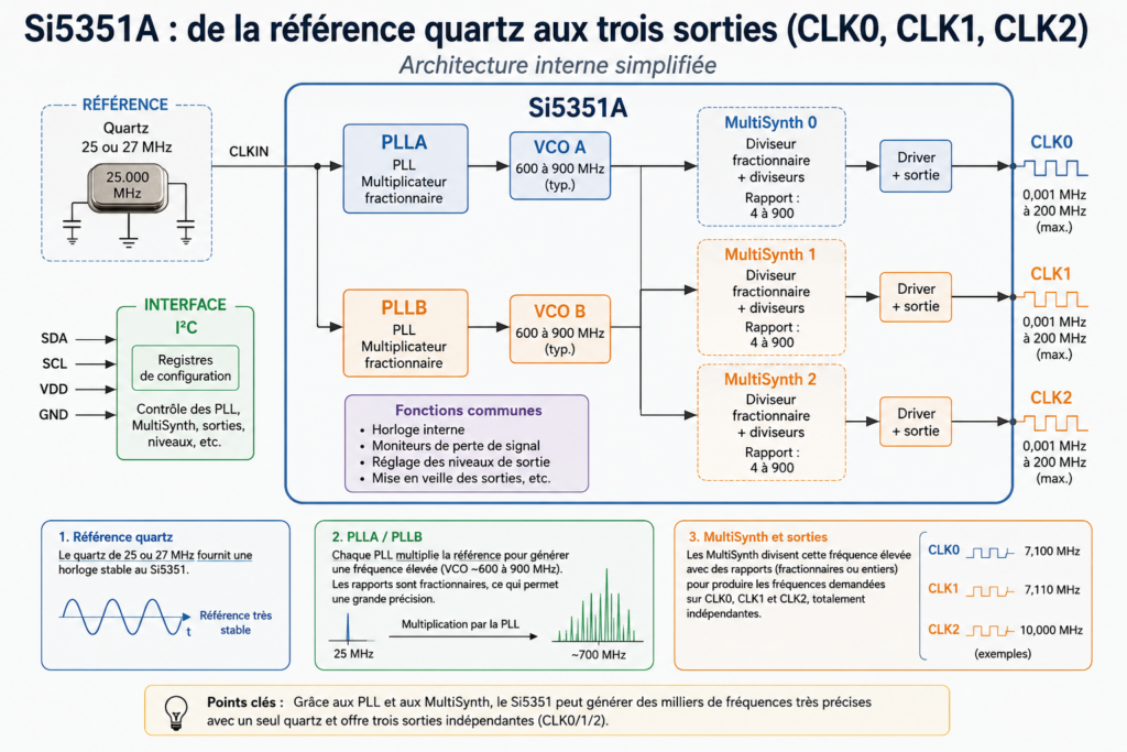 e fonctionnement interne PLL/MultiSynth