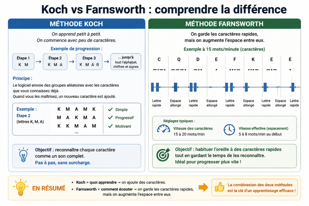 comparaison Koch/Farnsworth