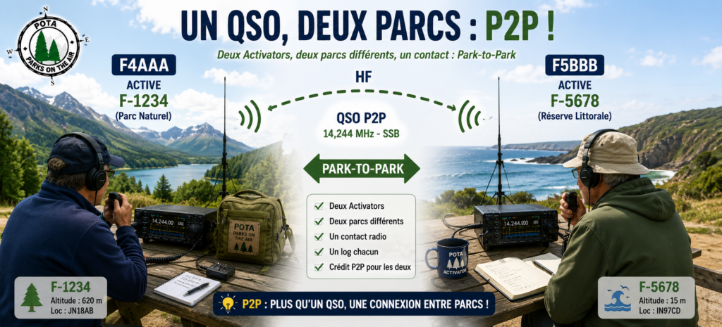 Un QSO, deux parcs