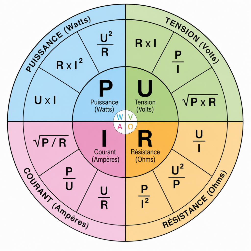Roue Loi d'Ohm