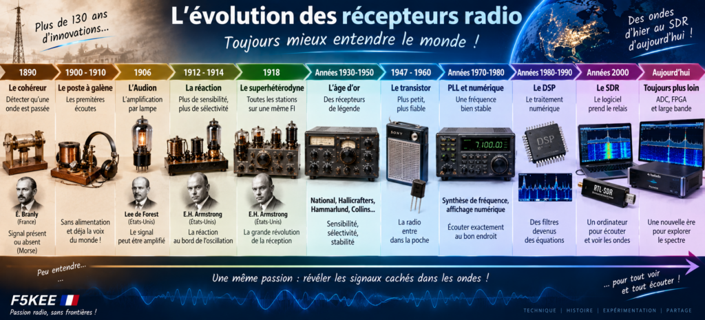 L’évolution des récepteurs radio 