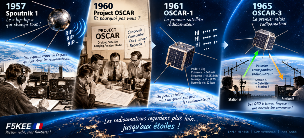 Histoire des satellites radioamateurs 1957–1965