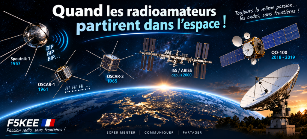 Les radioamateurs dans l’espace