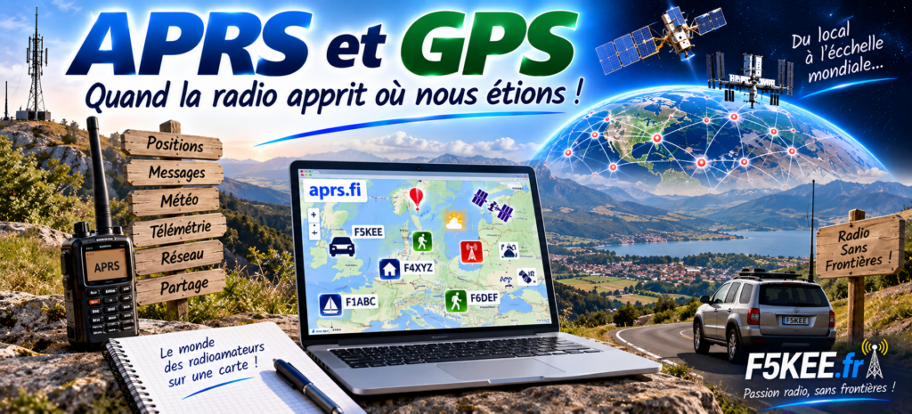 APRS et GPS : radio sans frontières