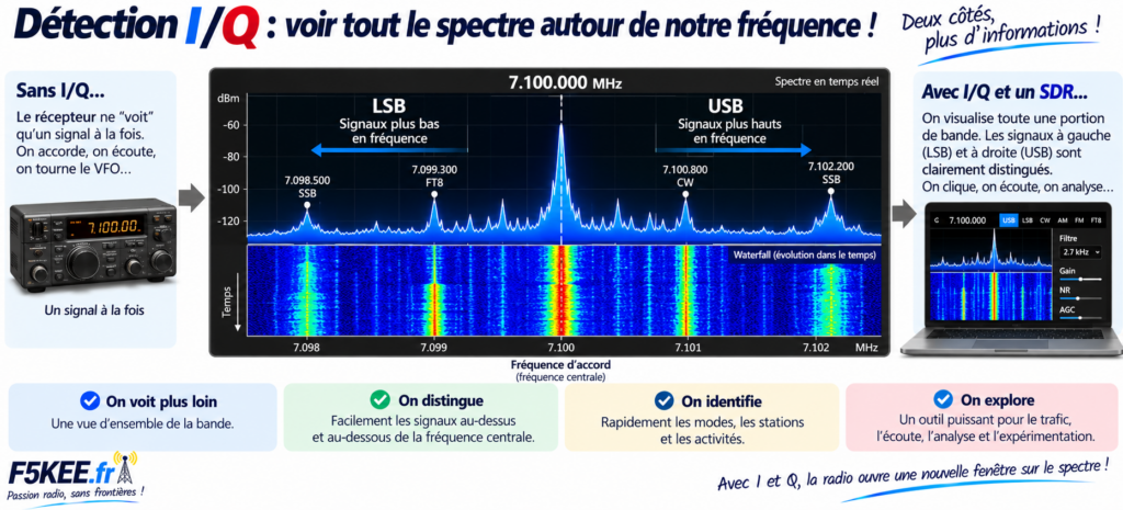 Détection I/Q : explorer tout le spectre