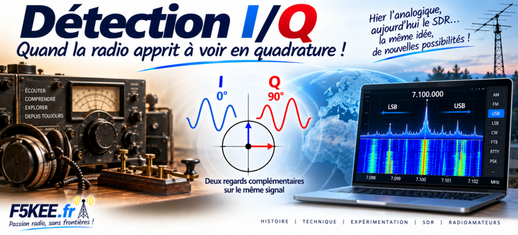 Détection I/Q : de l’analogique au SDR