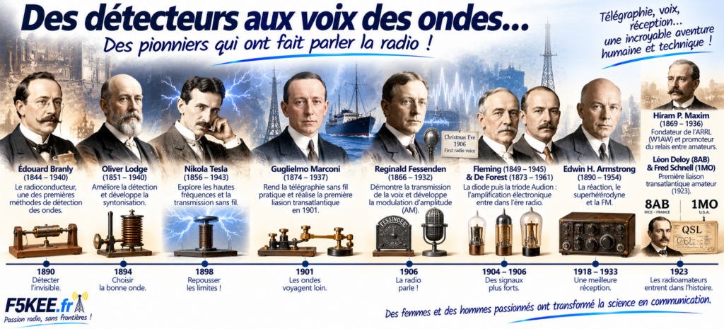 Pionniers de la radio, des ondes aux voix