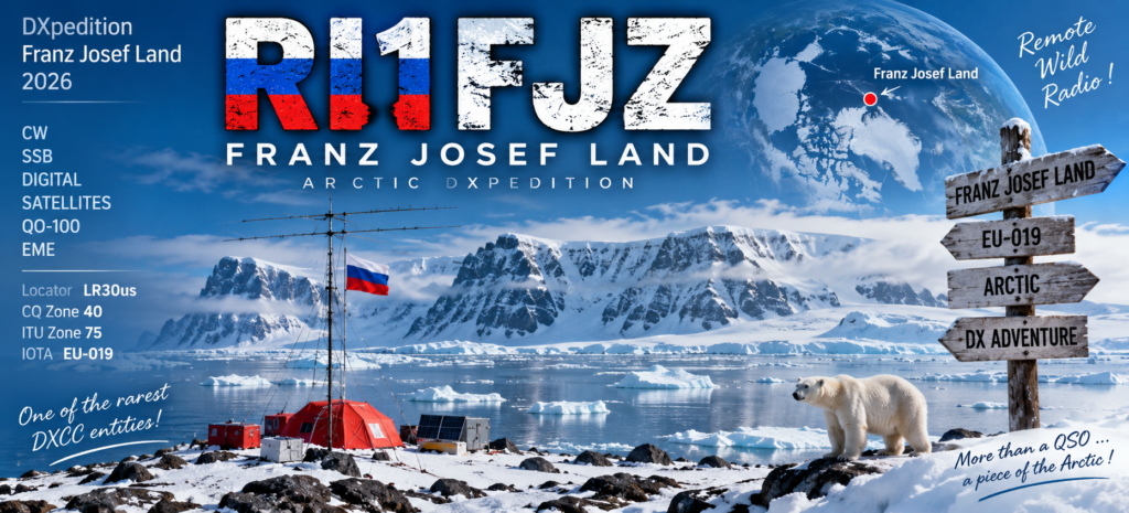 Affiche DXpedition arctique RI1FJZ