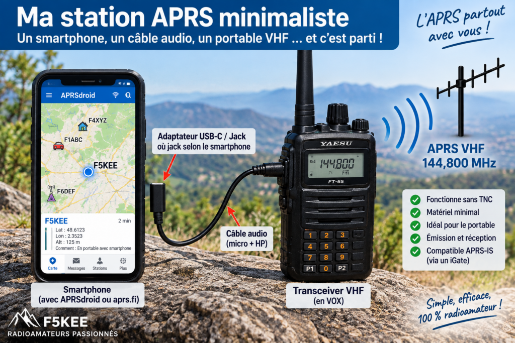 Station APRS minimaliste en montagne