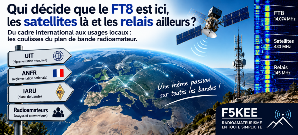 Qui décide des bandes radioamateur ?
