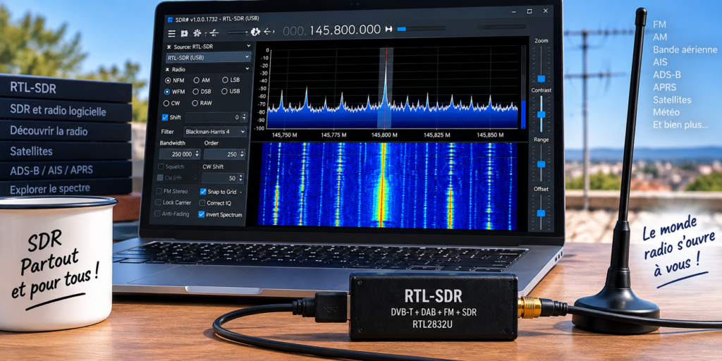 Découverte du monde SDR sur table de travail