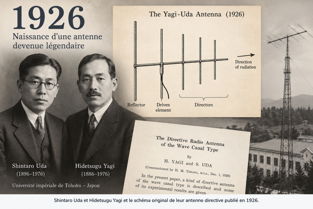 1926 : Naissance de l’antenne Yagi-Uda