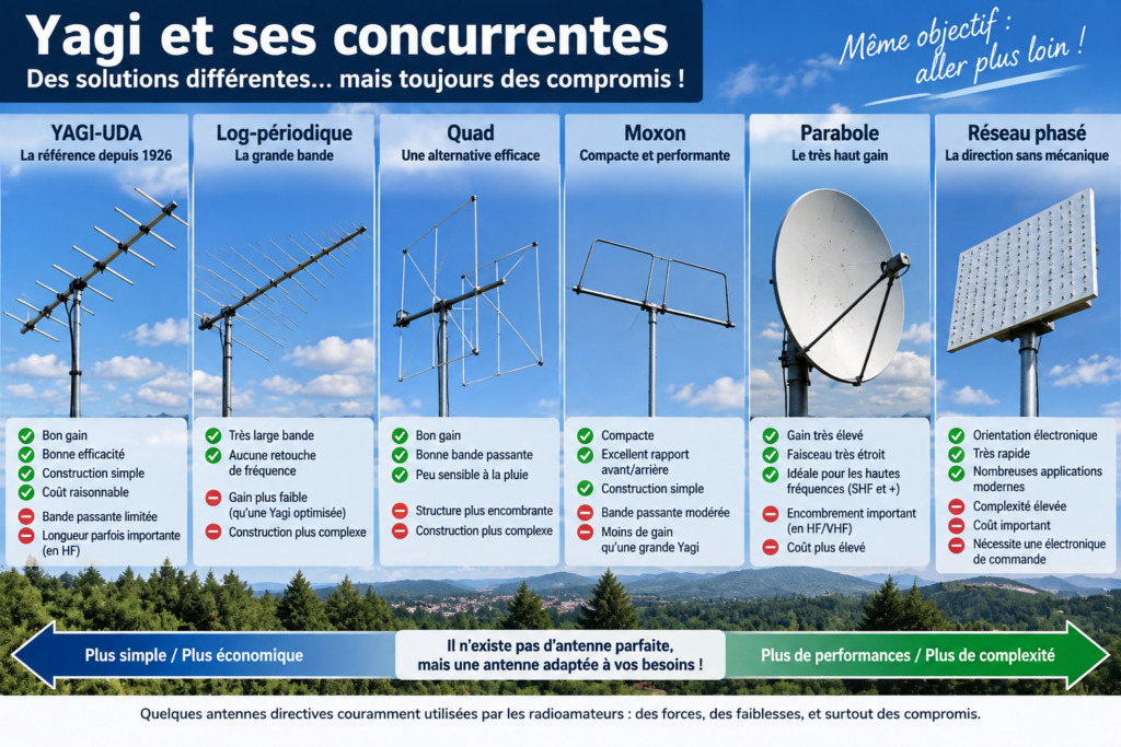 Comparatif des antennes directives