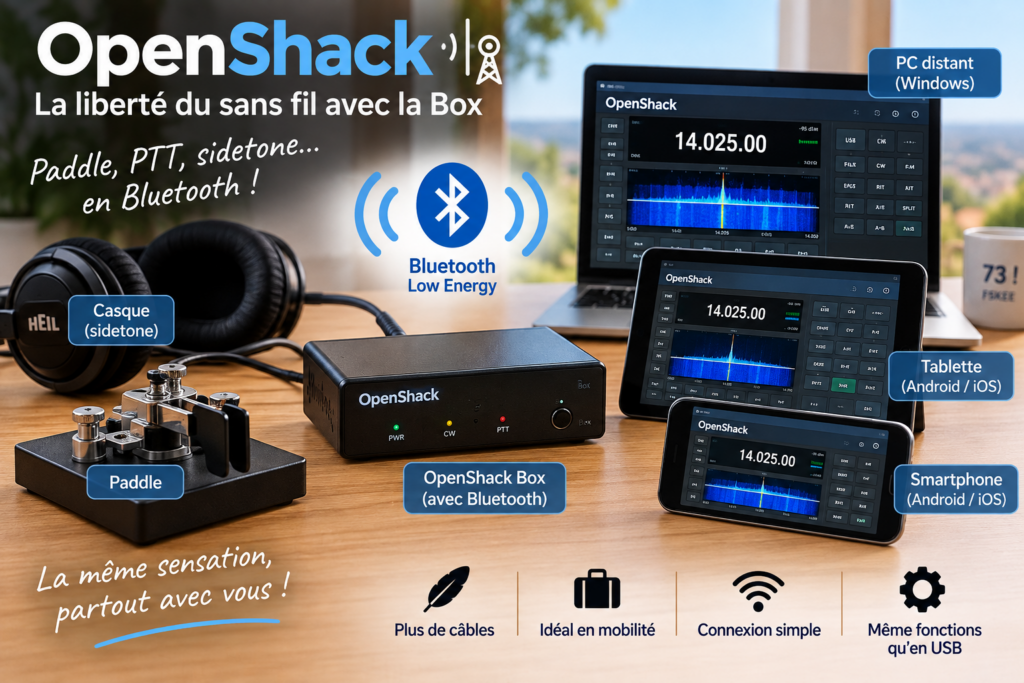 OpenShack Box : liberté Bluetooth