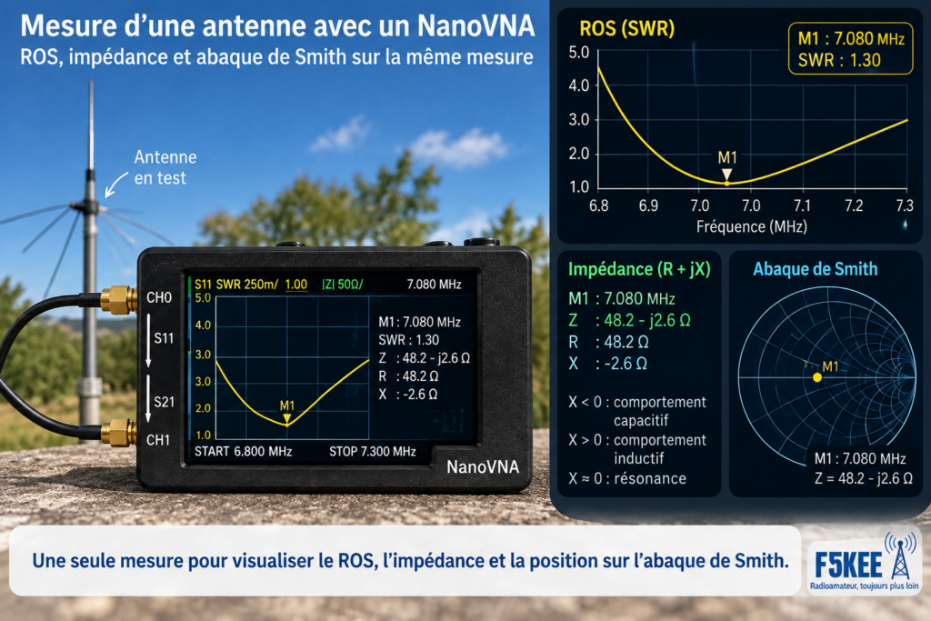 Mesure d’antenne avec un NanoVNA