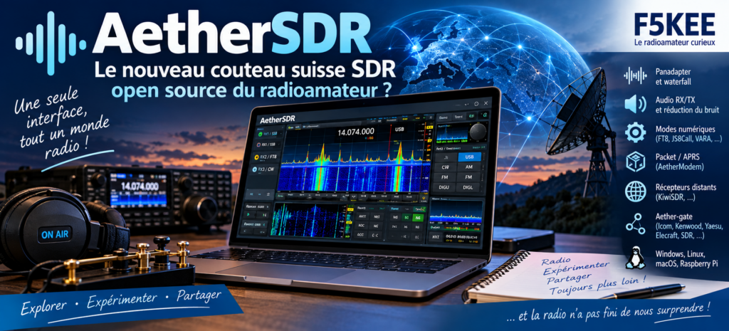 AetherSDR : Le couteau suisse SDR