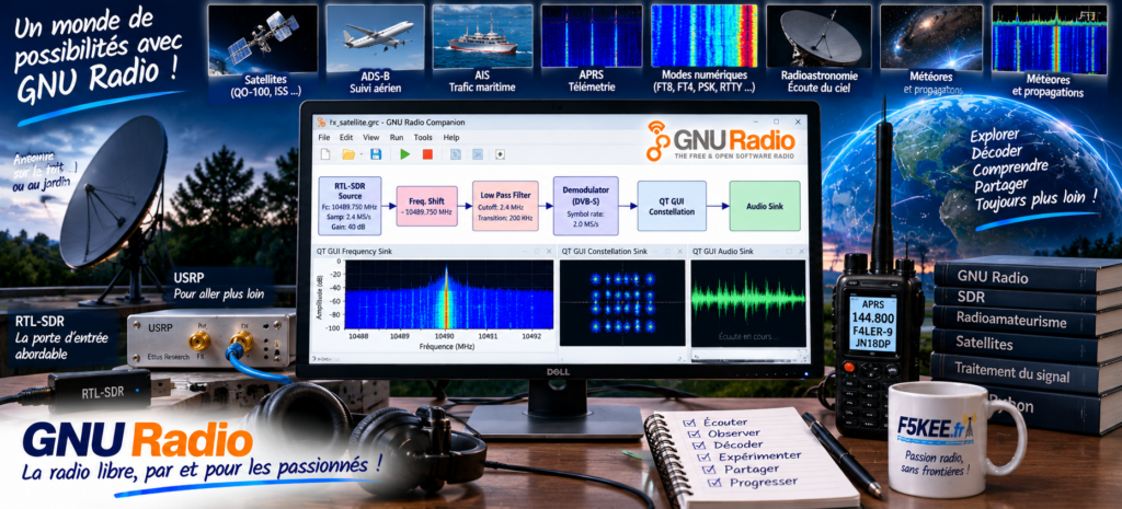 Un monde de possibilités avec GNU Radio