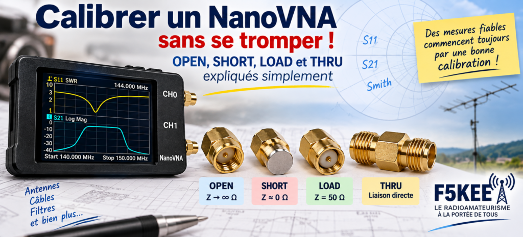 Calibrer un NanoVNA simplement