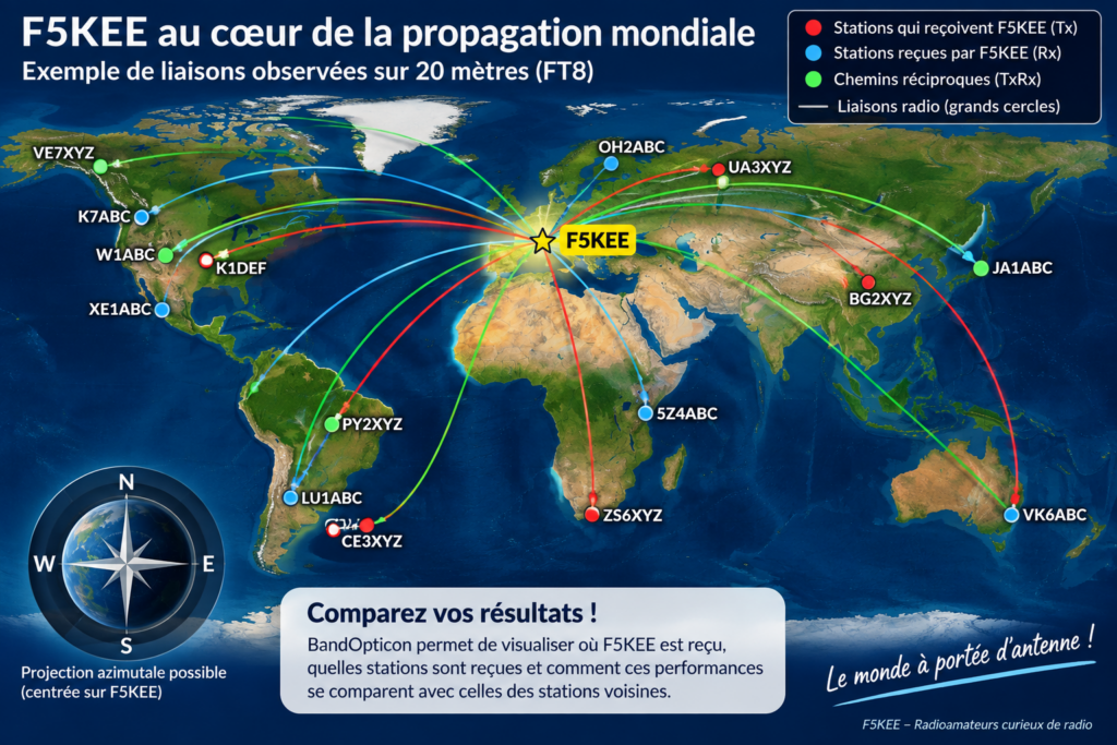 F5KEE au cœur de la propagation mondiale