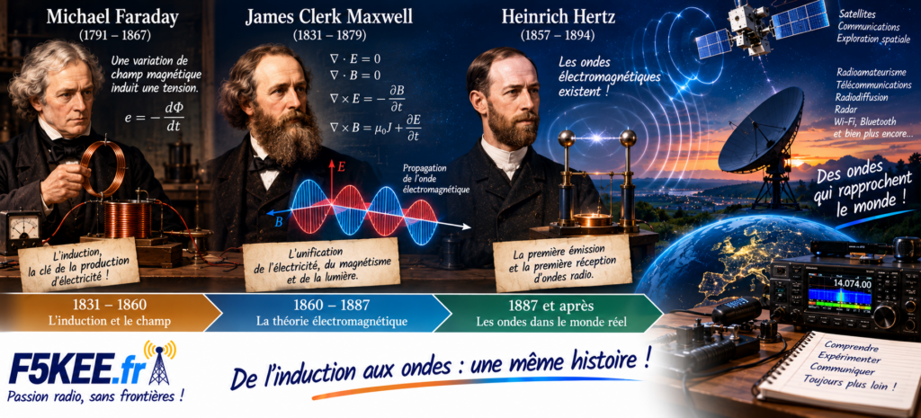 De l’induction aux ondes radio