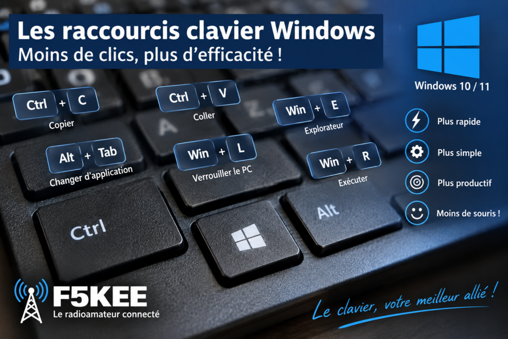 Raccourcis clavier Windows efficaces