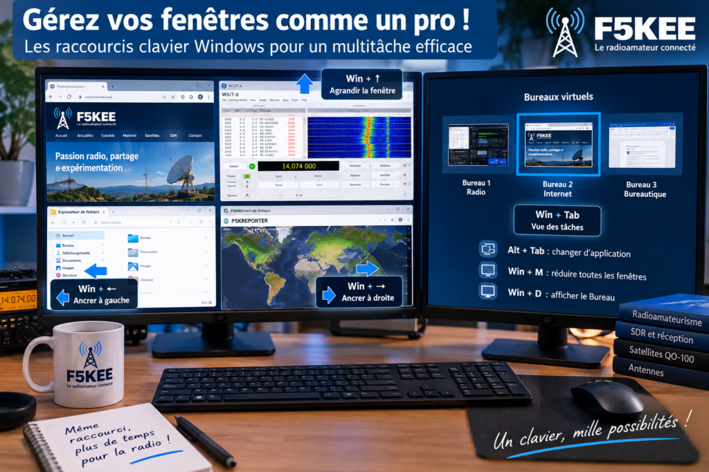 Windows multitâche pour radioamateurs